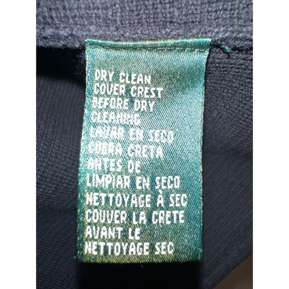 Lauren Ralph Lauren Black Blazer with Embroidered Crest - Picture 11 of 14